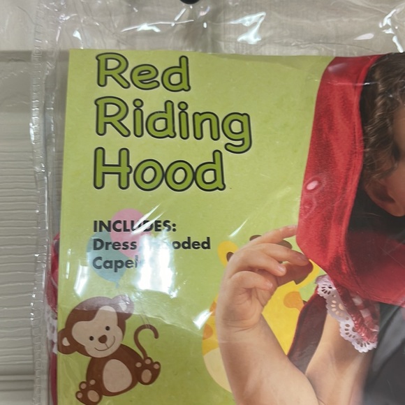 Spirit Red Riding Hood costume. New! O / 6 months. - Picture 4 of 8